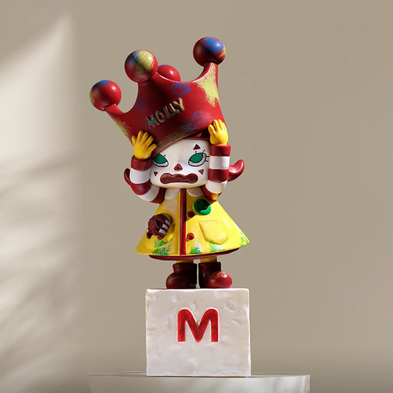 Model Kit Anime Girl - POP MART MOLLY Patung Ulang Tahun
