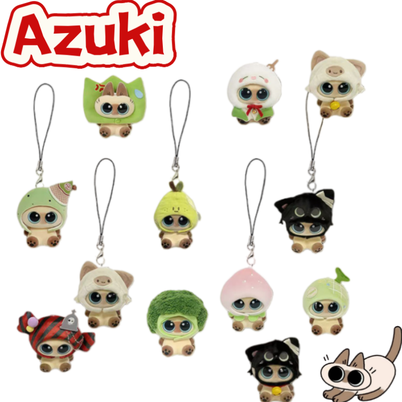 Model Kit Fantasy - Gantungan ponsel Azuki dengan desain boneka