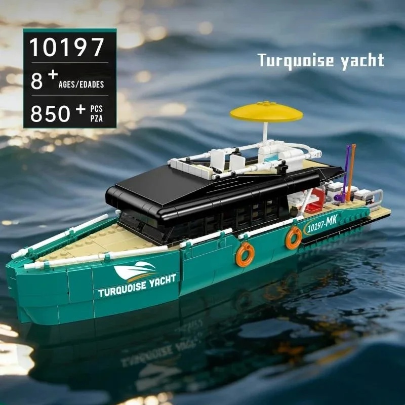 Set Balok Bangunan Kapal Pesia - Model Kit Yacht ulasan dan harga